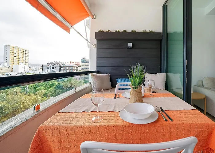 Estudio Con Terraza Vista Mar Ii דירה לאס פאלמס דה גראן קנאריה
