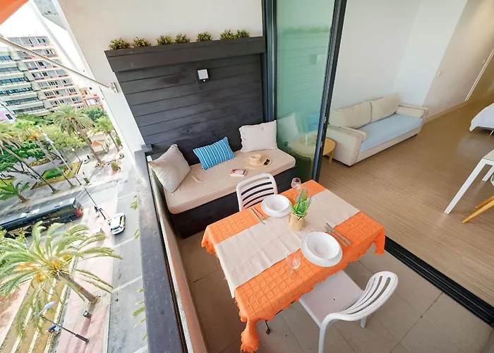 Estudio Con Terraza Vista Mar Ii * לאס פאלמס דה גראן קנאריה