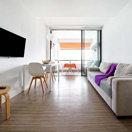 Estudio Con Terraza Vista Mar Ii דירה לאס פאלמס דה גראן קנאריה